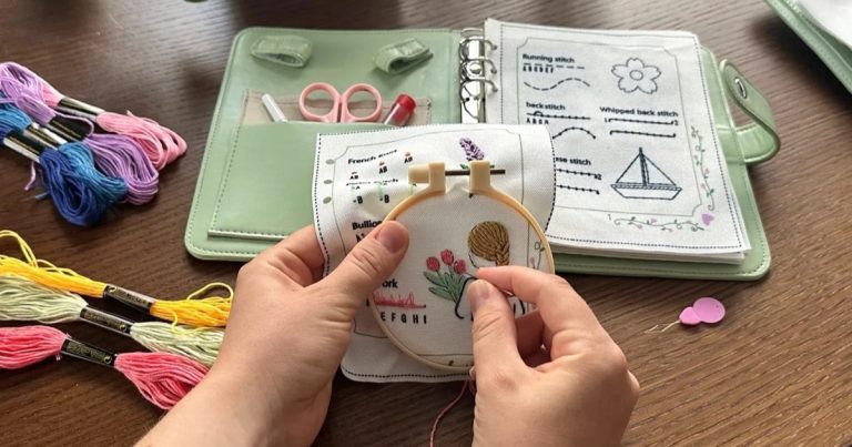 What Is an Embroidery Stitch Book? How to Use One